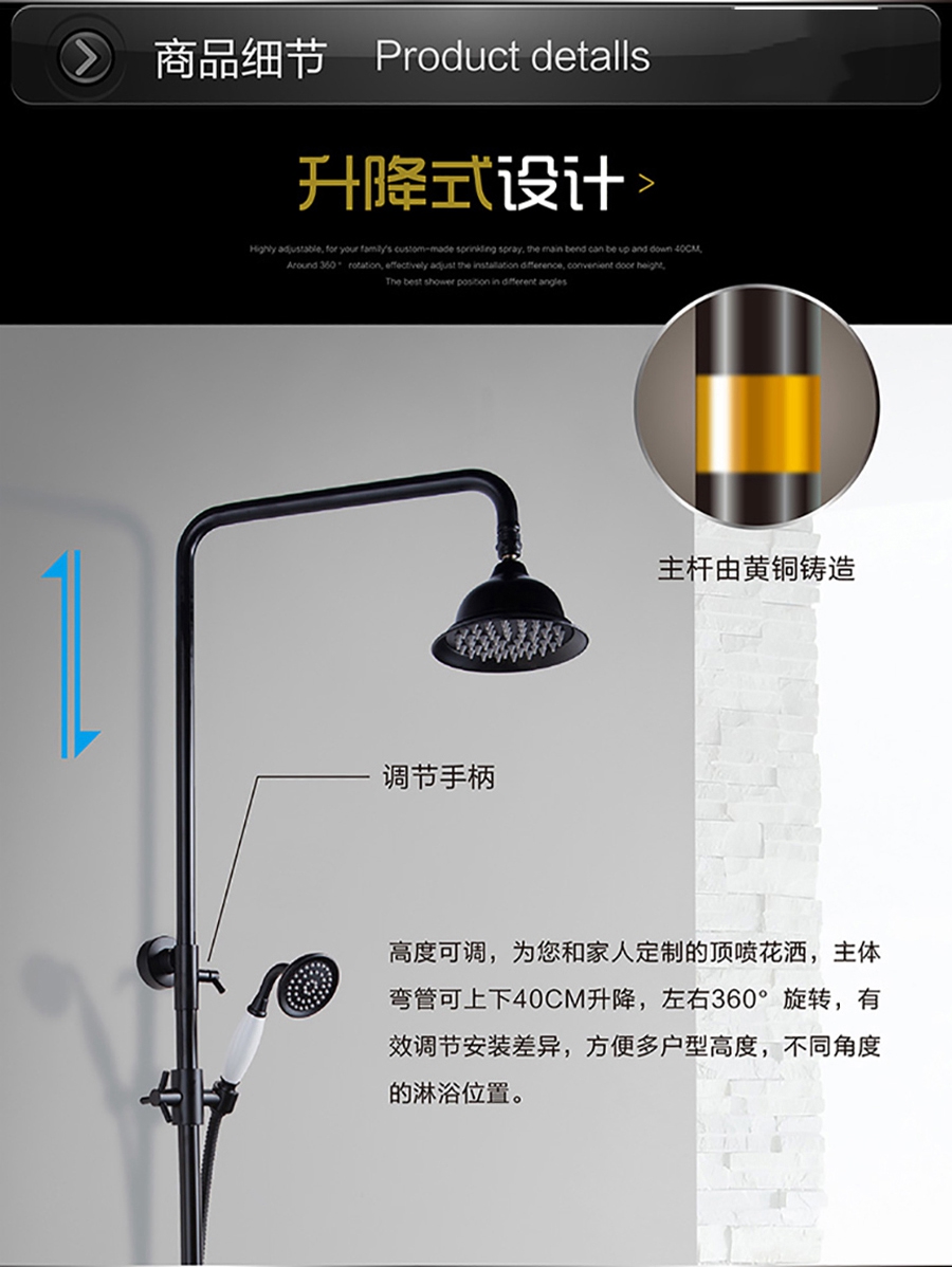 GOHGOH花灑，掛墻式增壓花灑